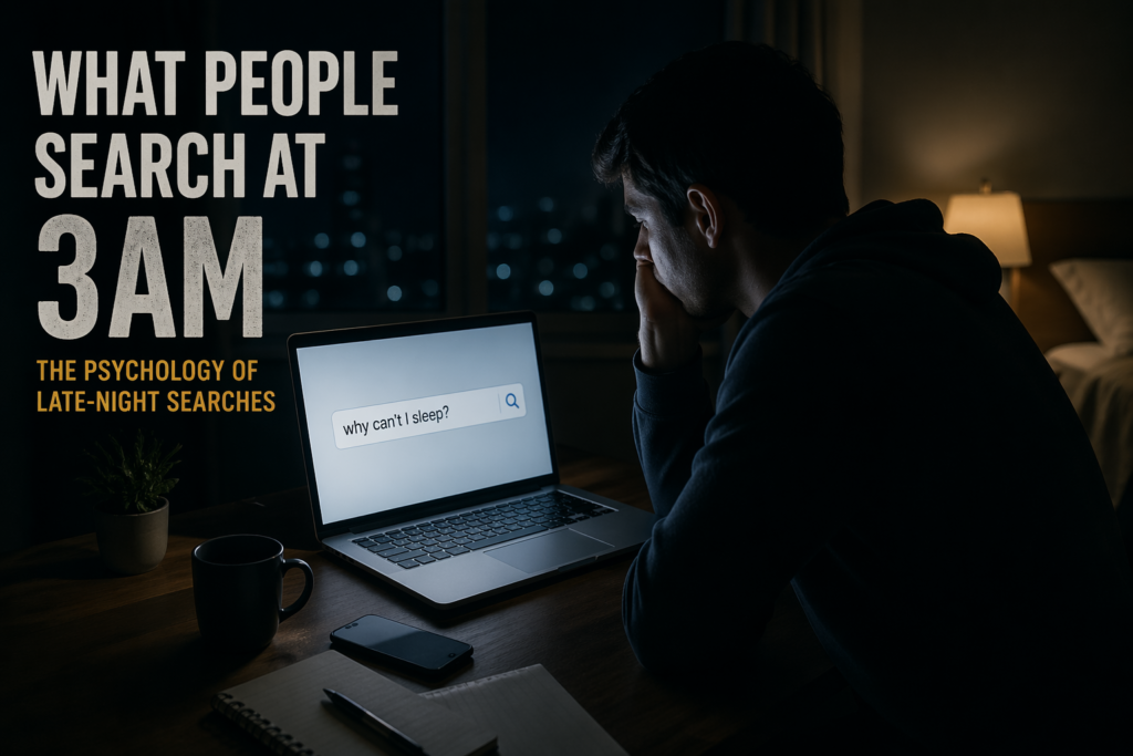 What People Search at 3 AM? Is What They’re Too Ashamed to Say Out Loud