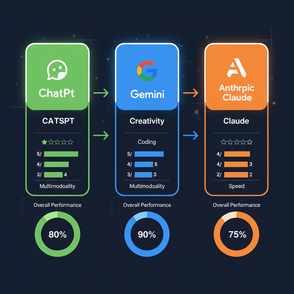 ChatGPT vs Gemini vs Claude Comparison (2026): I Tested All Three — Here’s the Honest Result